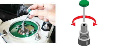 Coilover Rebound Damper Adjustment