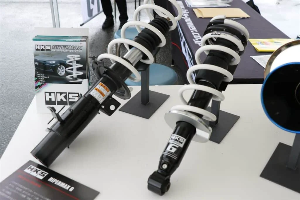 HKS Hipermax G lowering springs and struts.