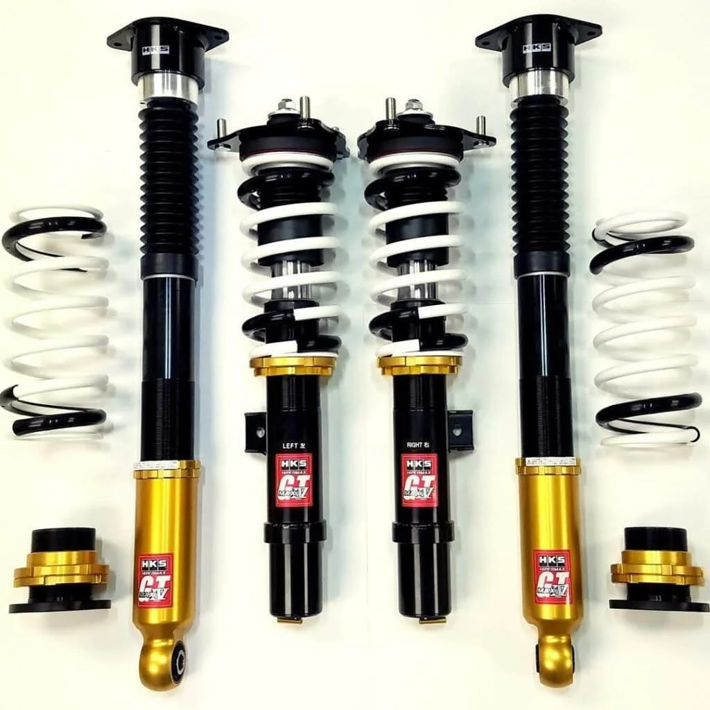 HKS Hipermax IV (4) GT Coilovers. Image: HKS USA