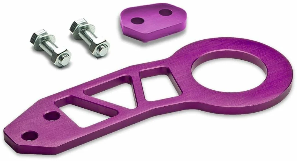 Auto Dynasty Rear 350z Tow Hook in Purple