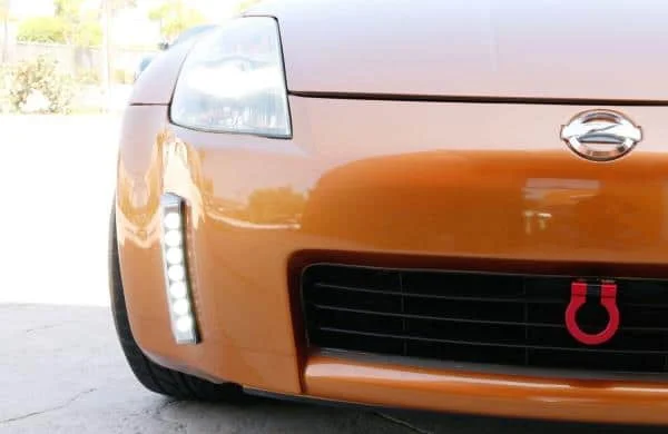 iJDMTOY Nissan 350z Tow Hook installed