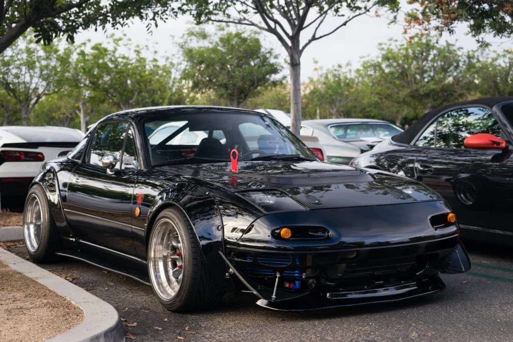 Mazda MX-5 Lowered on Cusco Comp S Coilovers