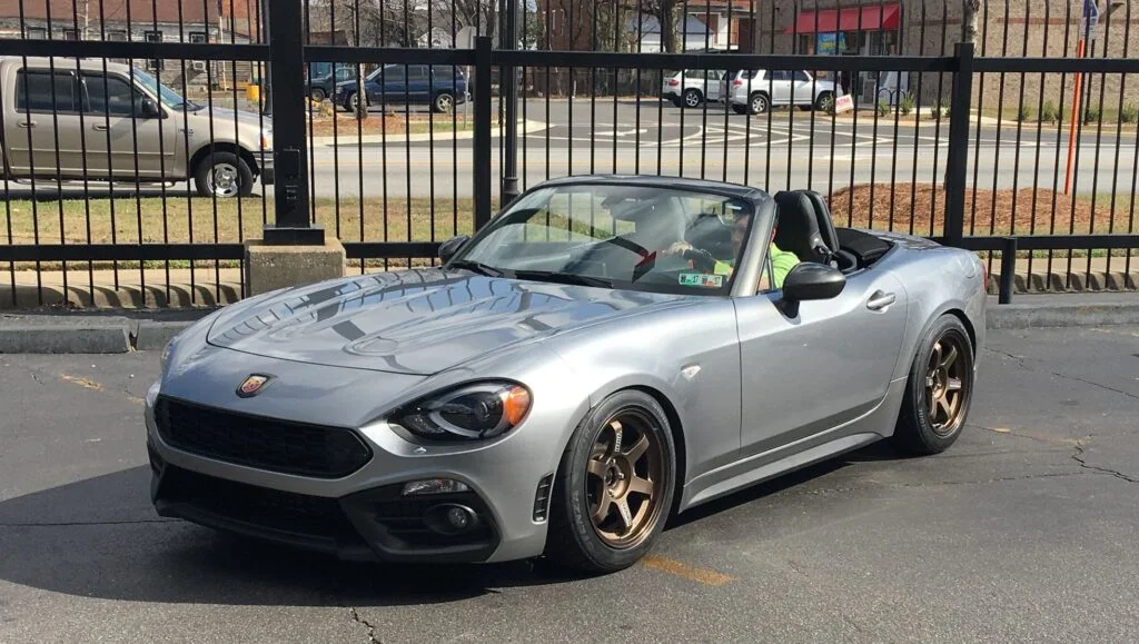 Stance XR1 on a Fiat 124 Spider