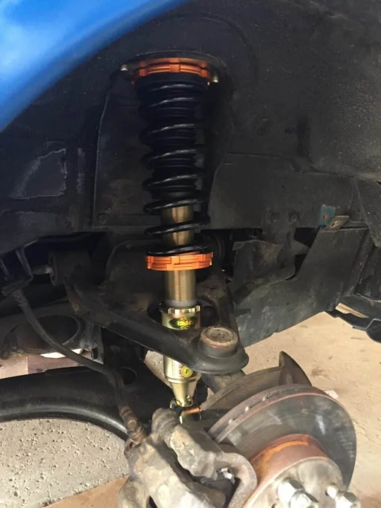 Yonaka SPEC2 Miata Coilover Installed