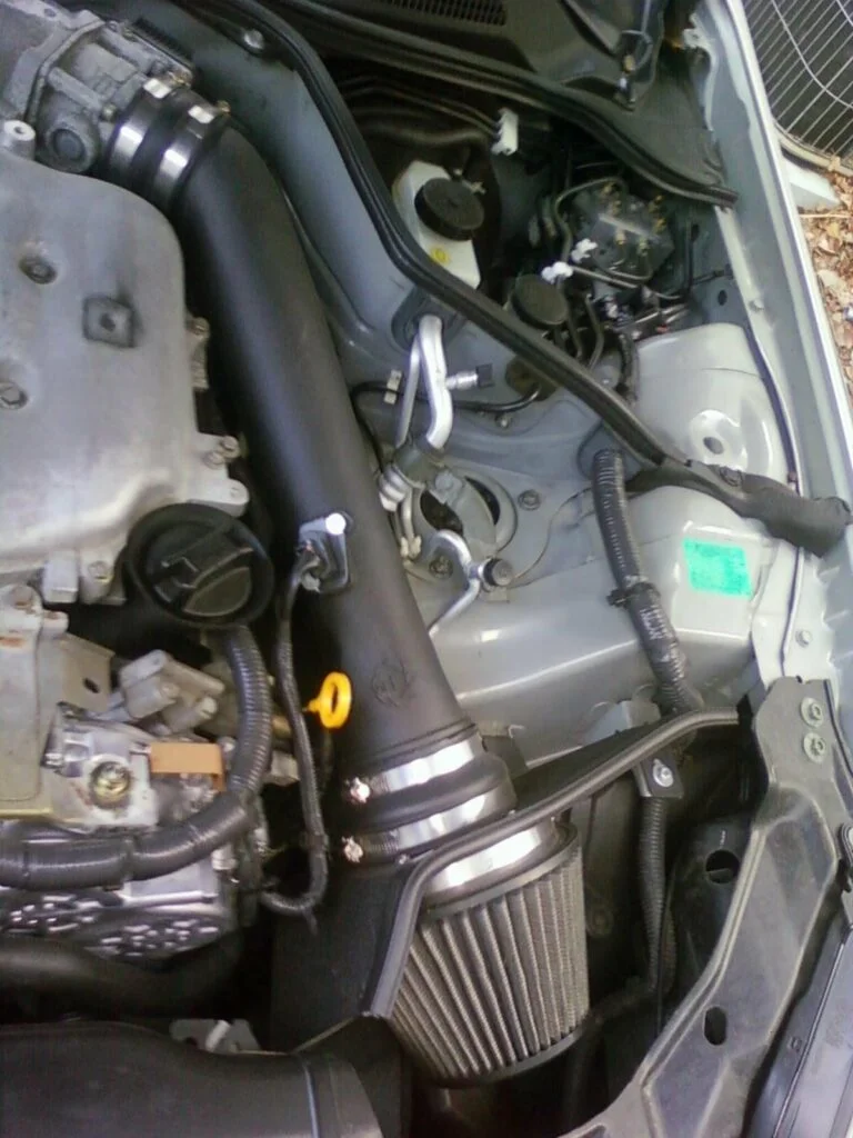 aFE Takeda cold air intake fitted on Infiniti G35