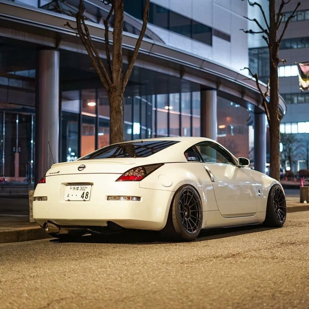 Enkei NT03 on a Nissan Fairlady Z in Japan