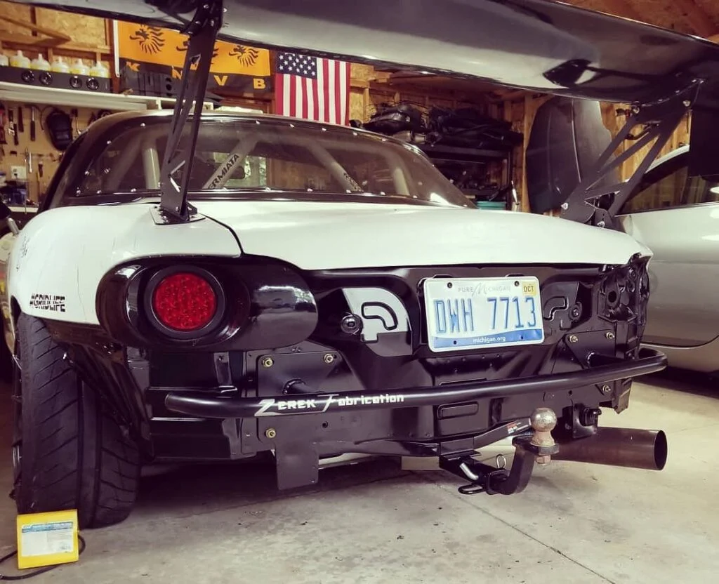 Zerek Fabrication Miata Rear Bash Bar