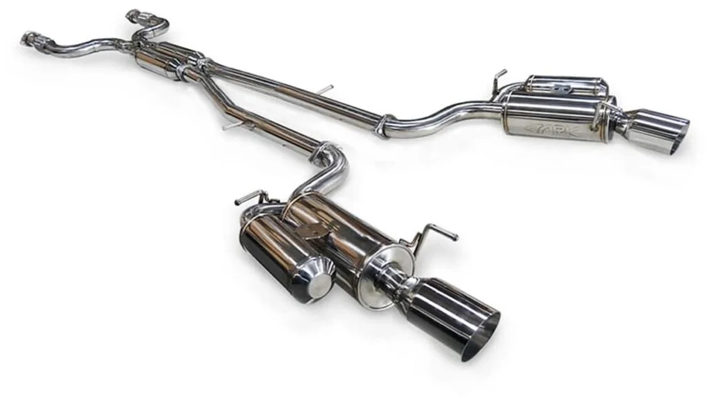 Infiniti G37 cat-back aftermarket exhaust system