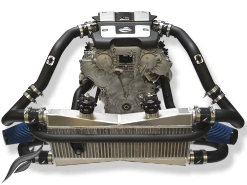 Infiniti VQ37VHR twin turbo kit by Fast Intentions