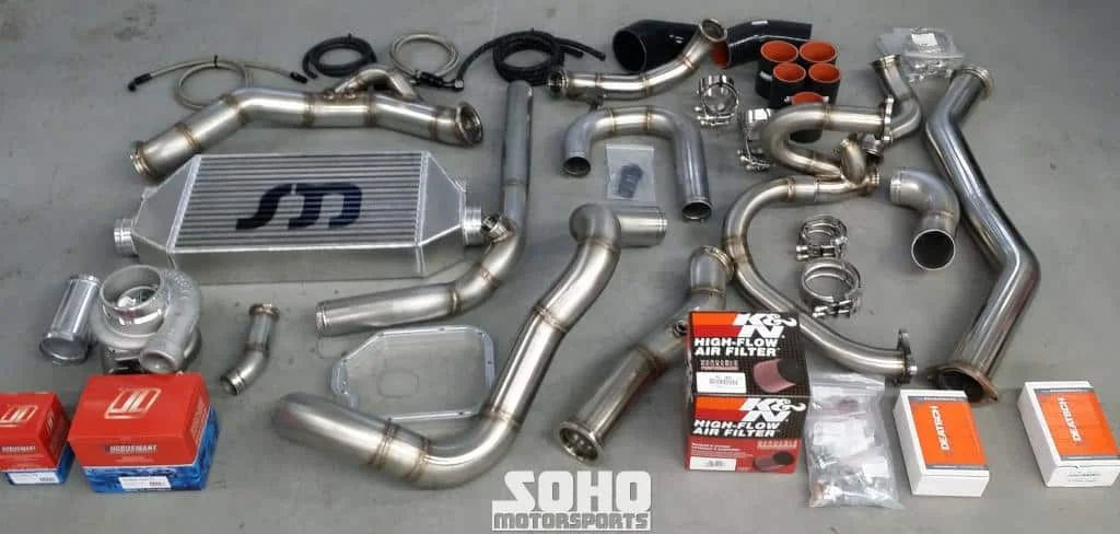 Soho Motorsports G37 single turbo kit with Garrett GTX3582R