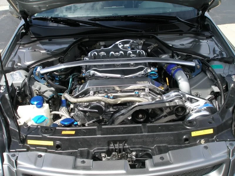 ATI Procharger kit installed on a Nissan 350z