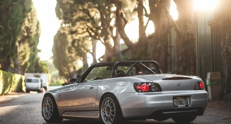 Honda S2000 with Lowering Springs