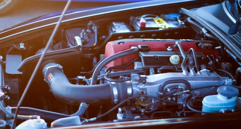 A Honda S2000 with K&N cold air intake