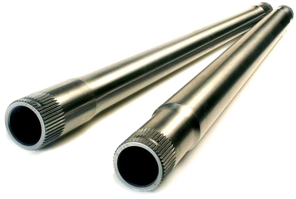 Hollow splined sway bars for race use