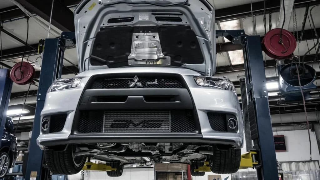 Upgraded Evo X intercooler