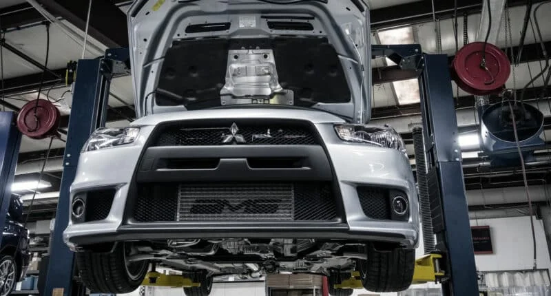 Upgraded Evo X intercooler