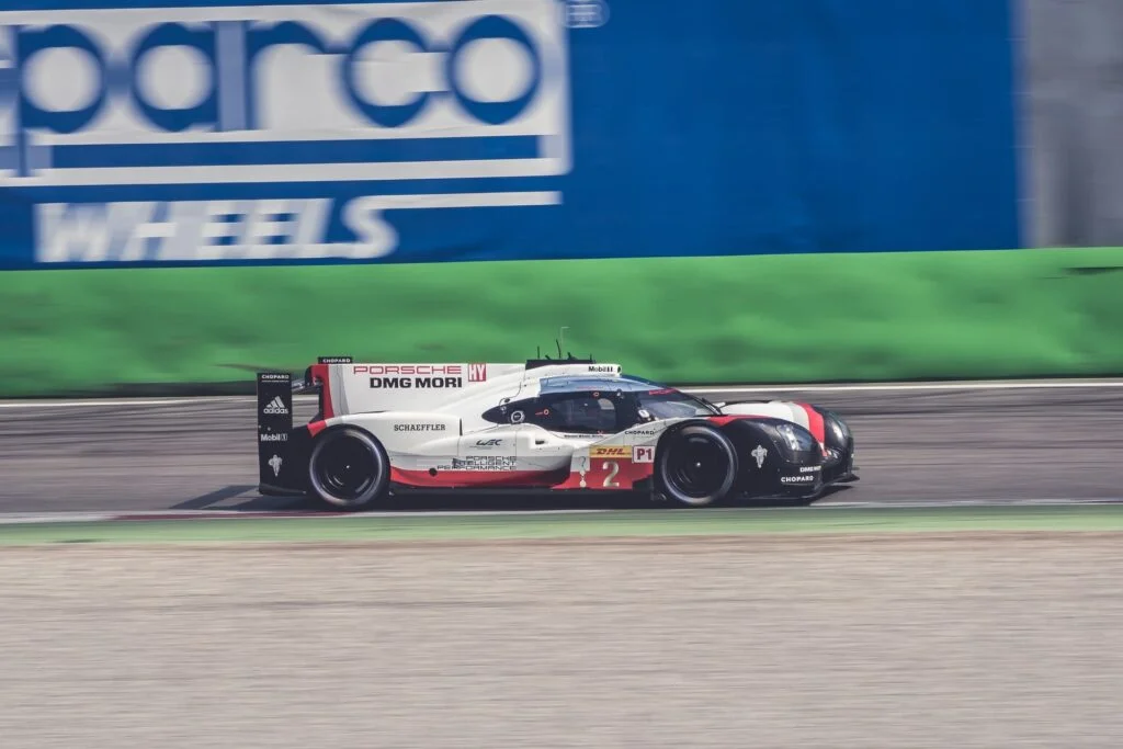 Competition motorsport using coilover suspension