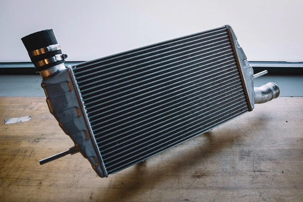 An OEM Evo X Intercooler