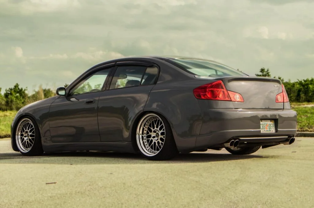 The Infiniti G35 4 door sedan