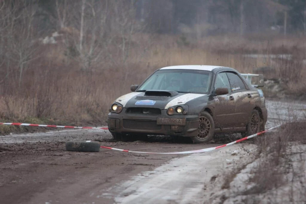 Car understeering off road