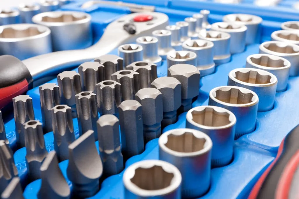Automotive Tool Set With a Wide Range of Bits and Sizes
