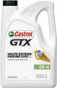 Castrol GTX 10w-40 motor oil