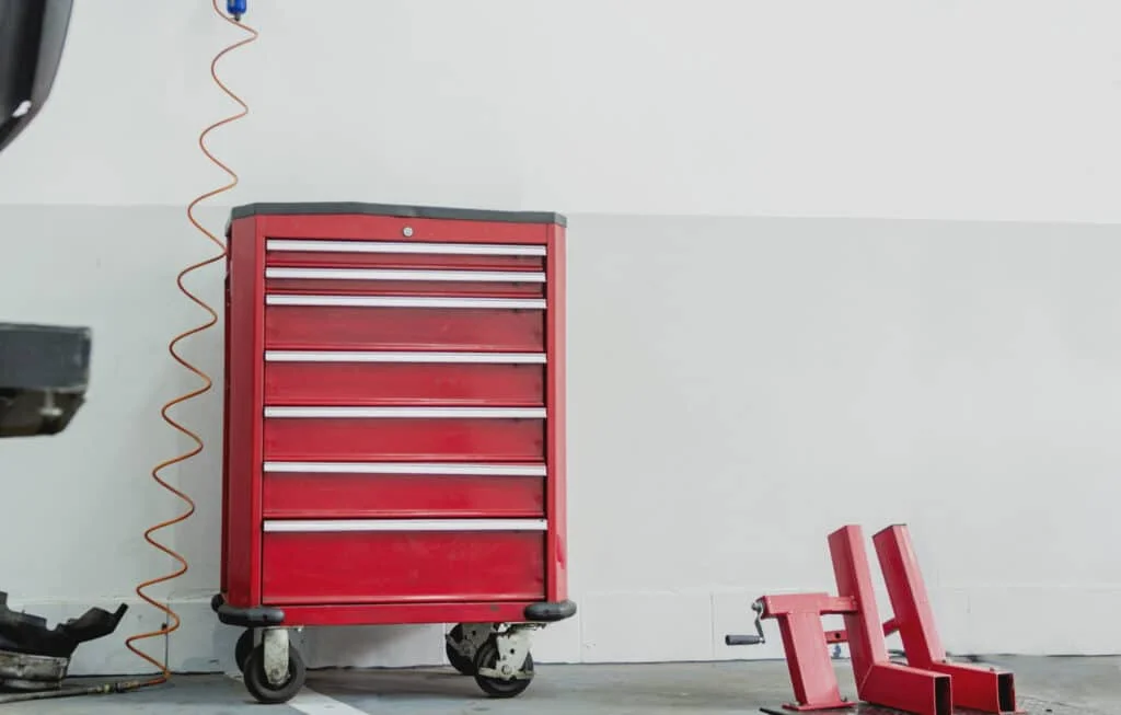 A Garage Tool Chest/Cabinet on Wheels