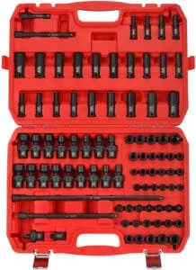 KBOISHA 87 Piece impact socket set