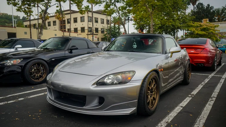 Two modified Honda S2000 roadsters