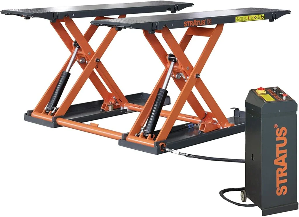 Stratus SAE-MS8000E mid rise portable car scissor lift