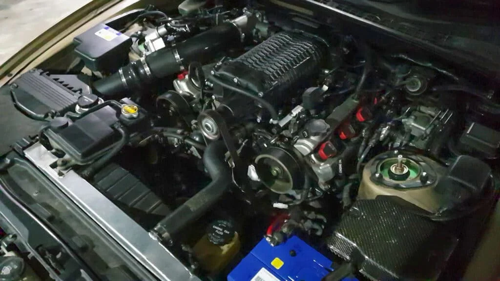 A supercharged Toyota 1UZFE