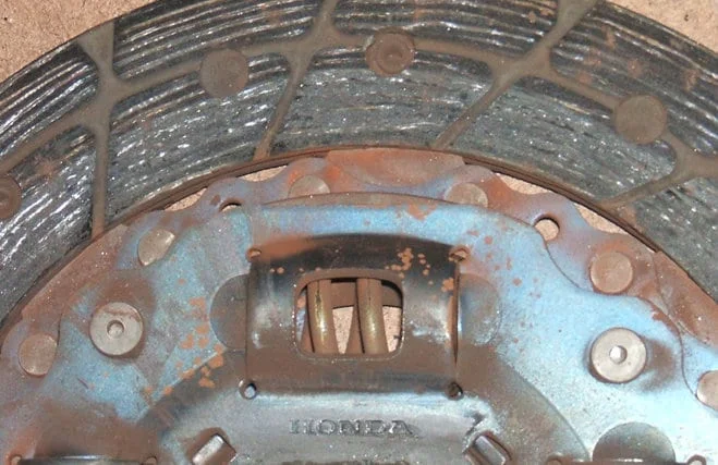 Worn OEM Honda S2000 clutch
