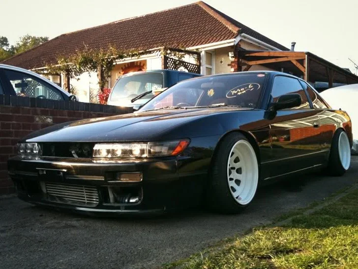 Nissan S13 on steel rims