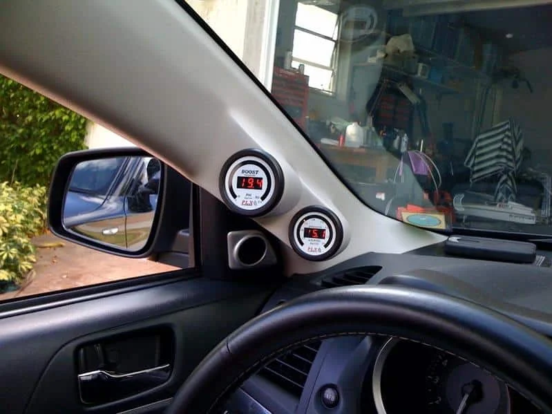 Rexpeed R158 dual gauge A-pillar mount