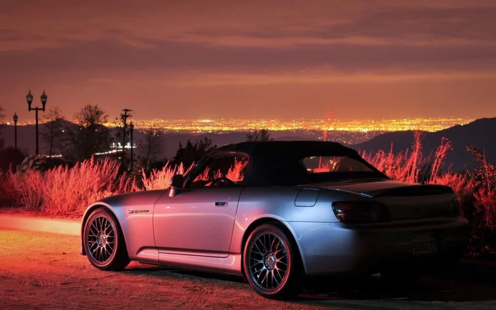 Enkei EKM3 wheels on a silver Honda S2000