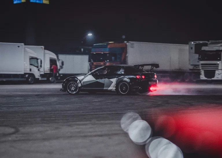 Mazda RX-8 on the road