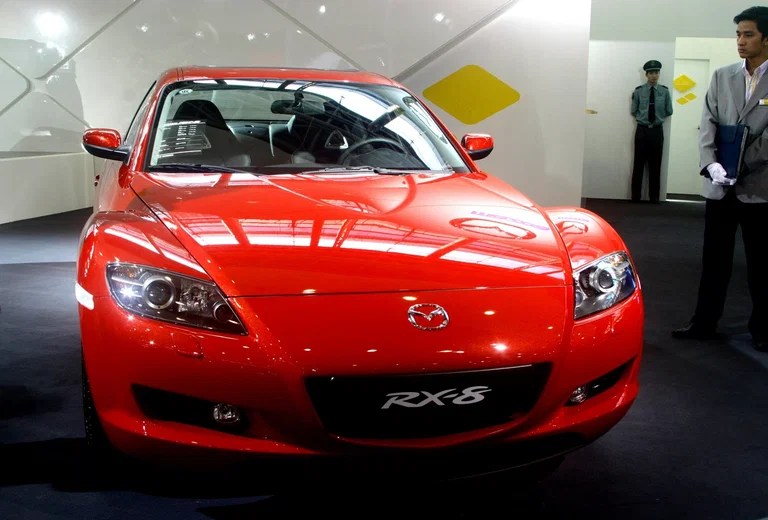 Mazda RX-8 on display