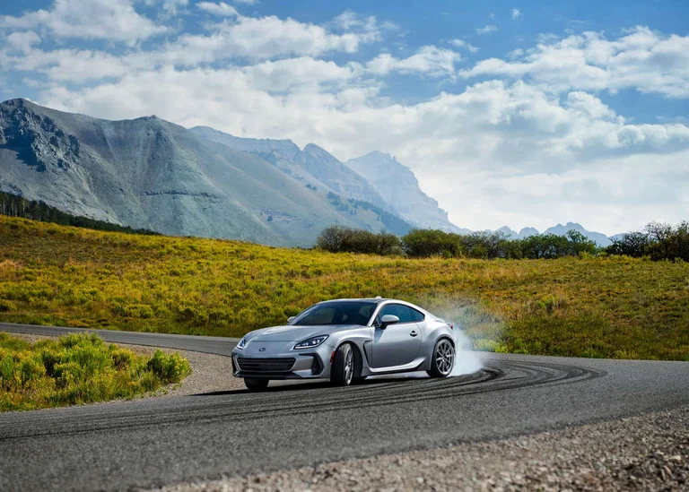 Subaru BRZ drifting