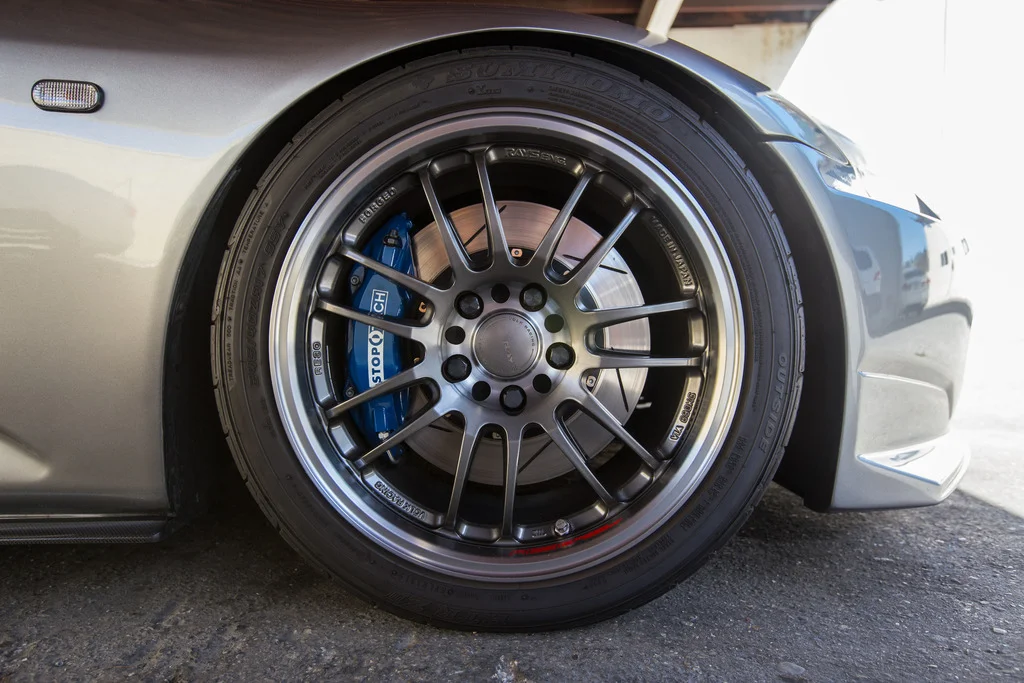 Modified Honda S2K with a Big Brake Kit