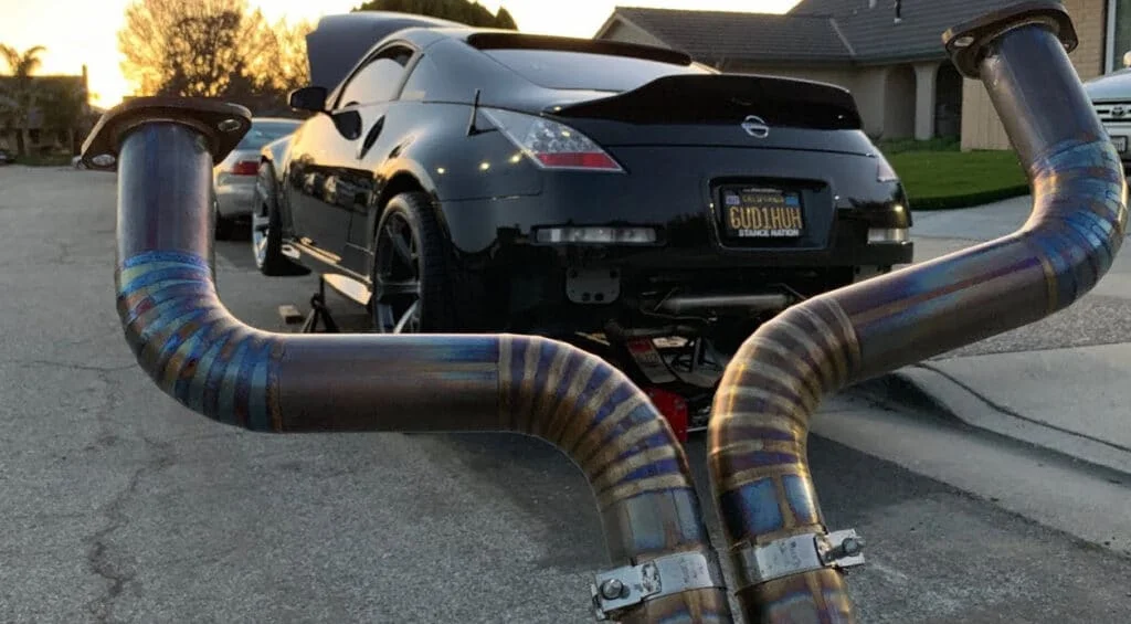 Custom 350z Y pipe ready to install
