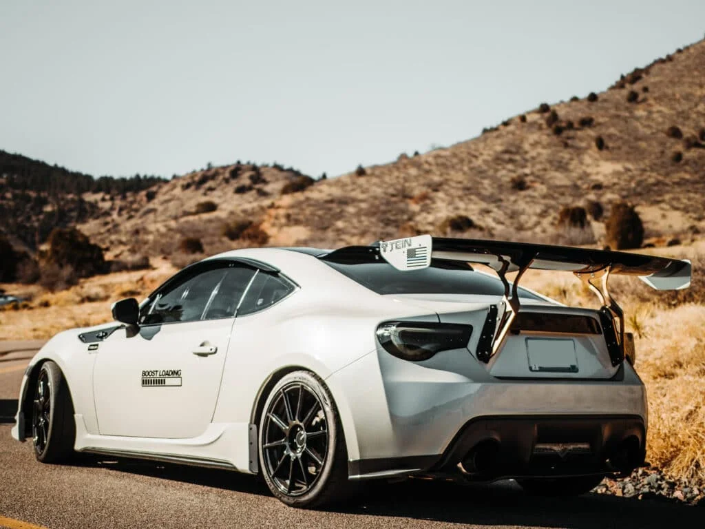 A modified Subaru BRZ