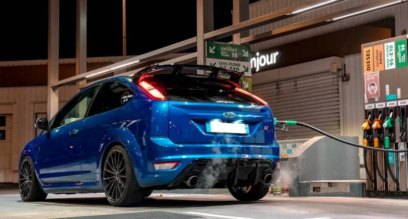 Ford Focus ST with cat back exhaust system