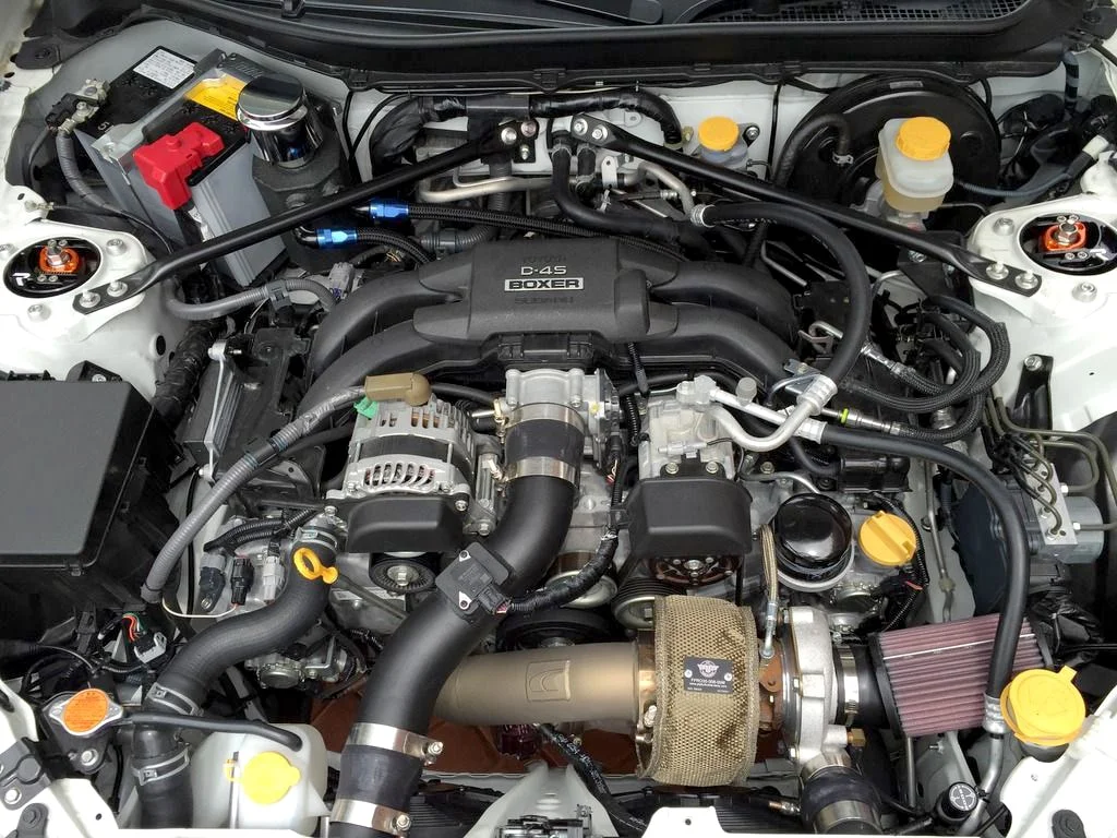JDL turbo kit installed on a Subaru BRZ