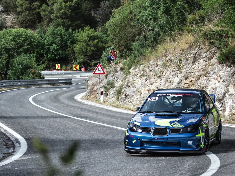Subaru WRX STI cornering