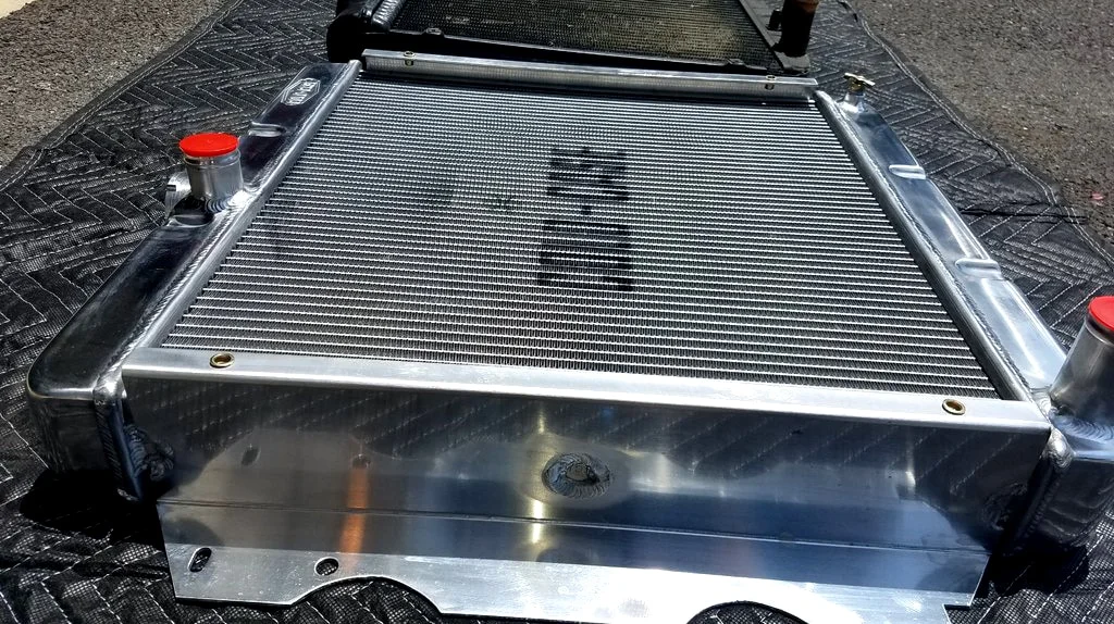 High performance radiator isolated