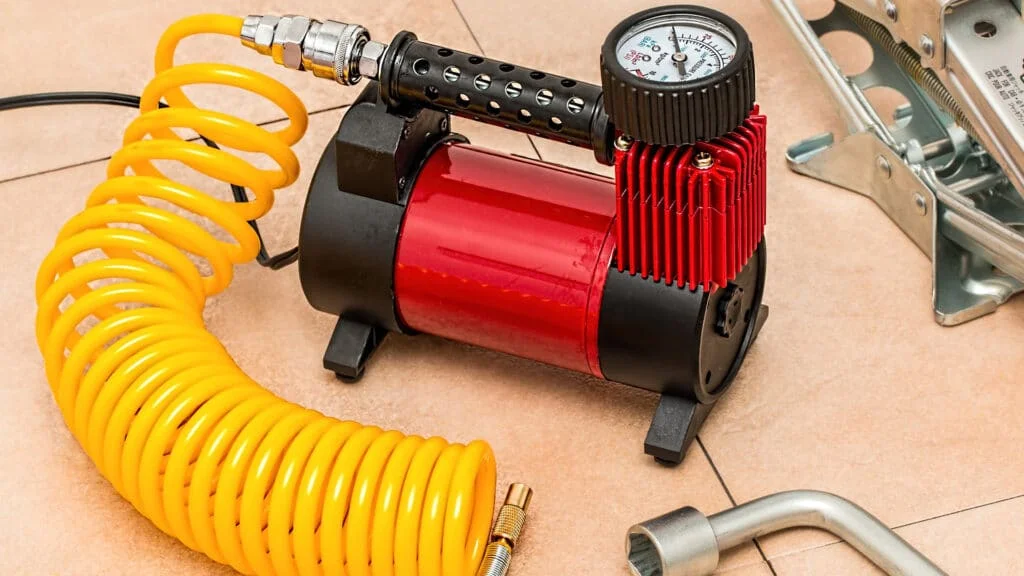 Portable shop air compressor