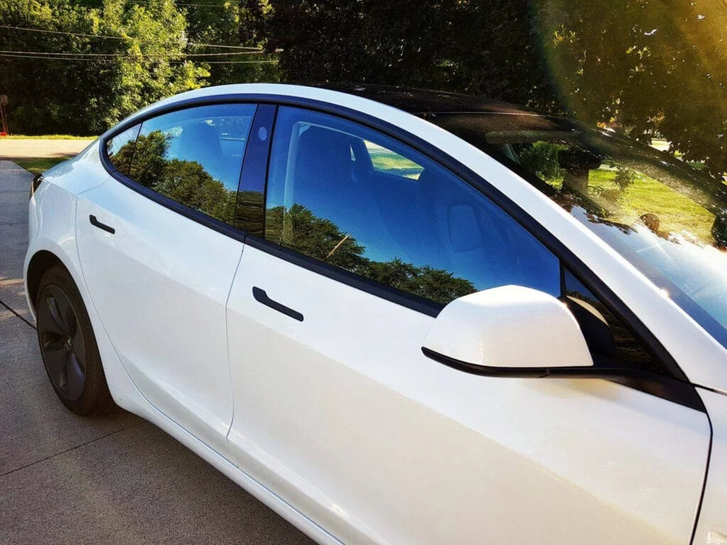 Black dipped chrome trim and door handles