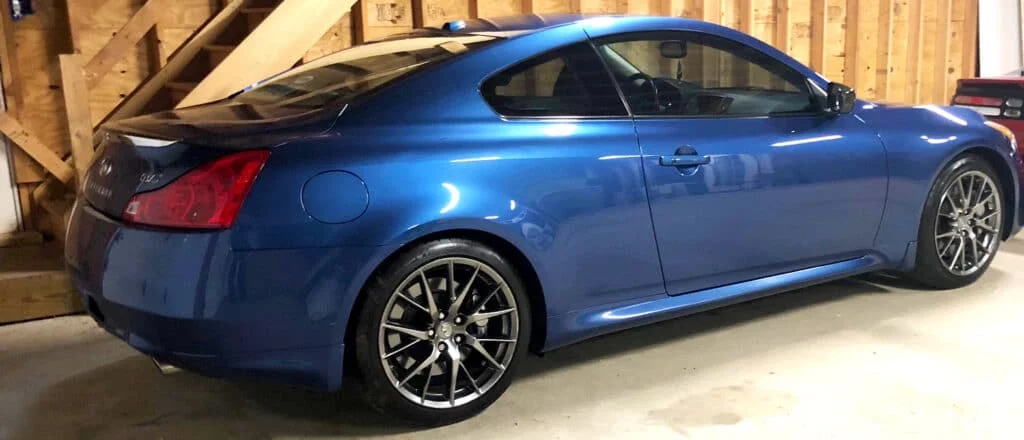 G37 coupe on Enkei EKM3 rims