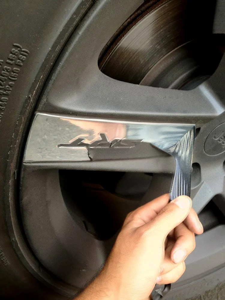 Peeling Plasti Dip off a rim