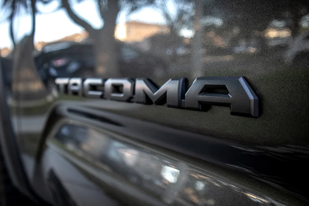 Plasti Dipped Tacoma emblem